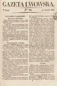 Gazeta Lwowska. 1830, nr 96