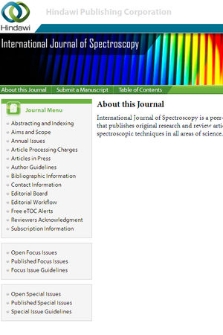 International Journal of Spectroscopy