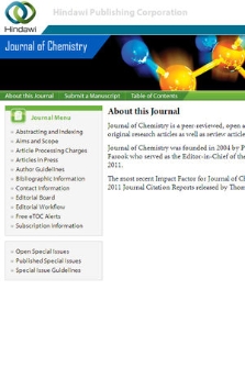 E-Journal of Chemistry:An International Quarterly Research Journal of Chemistry