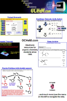 OCHeM.com : Organic Chemistry Help eMediately