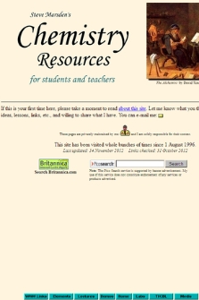 Chemistry resources for students and teachers