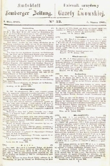 Amtsblatt zur Lemberger Zeitung = Dziennik Urzędowy do Gazety Lwowskiej. 1864, nr 53