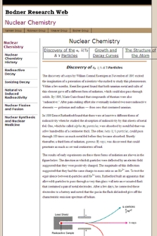 Nuclear chemistry