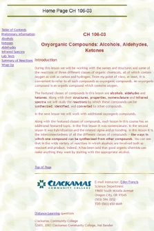Oxyorganic compounds : alcohols, aldehydes, ketones : Lesson 3 : Introductory chemistry : CH 106