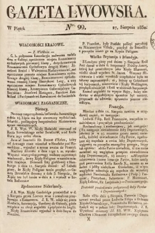 Gazeta Lwowska. 1830, nr 99