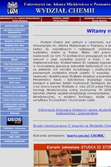 Uniwersytet im. Adama Mickiewicza w Poznaniu : Wydział Chemii