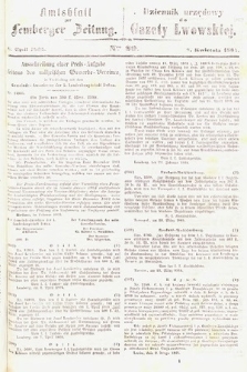 Amtsblatt zur Lemberger Zeitung = Dziennik Urzędowy do Gazety Lwowskiej. 1864, nr 80