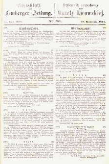 Amtsblatt zur Lemberger Zeitung = Dziennik Urzędowy do Gazety Lwowskiej. 1864, nr 90