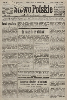 Słowo Polskie. 1925, nr 78