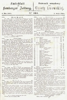 Amtsblatt zur Lemberger Zeitung = Dziennik Urzędowy do Gazety Lwowskiej. 1864, nr 104