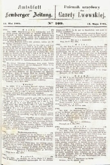 Amtsblatt zur Lemberger Zeitung = Dziennik Urzędowy do Gazety Lwowskiej. 1864, nr 109