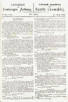 Amtsblatt zur Lemberger Zeitung = Dziennik Urzędowy do Gazety Lwowskiej. 1864, nr 118