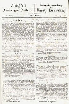 Amtsblatt zur Lemberger Zeitung = Dziennik Urzędowy do Gazety Lwowskiej. 1864, nr 120
