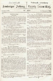 Amtsblatt zur Lemberger Zeitung = Dziennik Urzędowy do Gazety Lwowskiej. 1864, nr 125