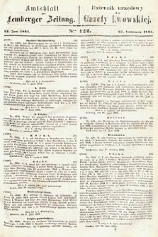 Amtsblatt zur Lemberger Zeitung = Dziennik Urzędowy do Gazety Lwowskiej. 1864, nr 142