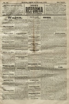 Nowa Reforma (wydanie popołudniowe). 1916, nr 49