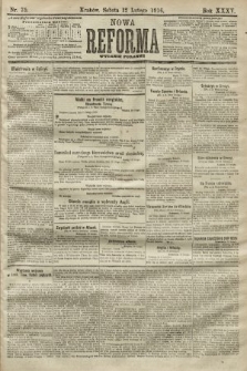 Nowa Reforma (wydanie poranne). 1916, nr 75