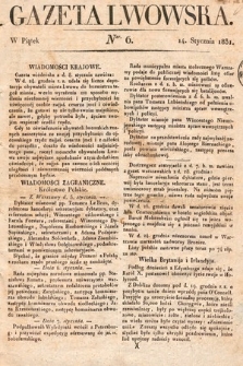 Gazeta Lwowska. 1831, nr 6
