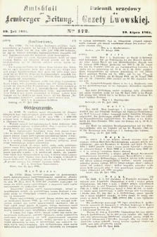Amtsblatt zur Lemberger Zeitung = Dziennik Urzędowy do Gazety Lwowskiej. 1864, nr 172