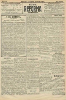 Nowa Reforma (numer poranny). 1910, nr 222