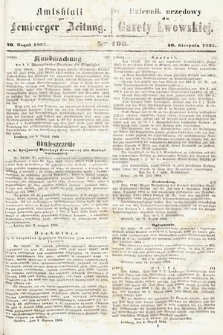 Amtsblatt zur Lemberger Zeitung = Dziennik Urzędowy do Gazety Lwowskiej. 1864, nr 190