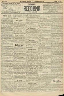 Nowa Reforma (numer poranny). 1910, nr 278