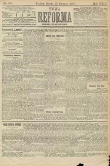 Nowa Reforma (numer popołudniowy). 1910, nr 285