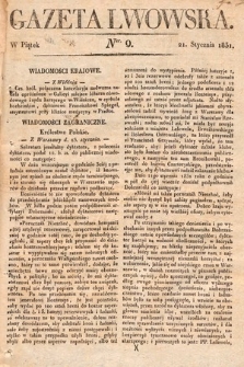Gazeta Lwowska. 1831, nr 9