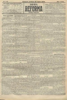 Nowa Reforma (numer poranny). 1910, nr 318