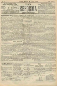 Nowa Reforma (numer popołudniowy). 1910, nr 319