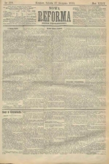 Nowa Reforma (numer popołudniowy). 1910, nr 390