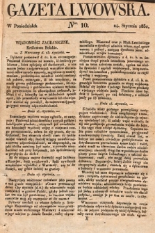 Gazeta Lwowska. 1831, nr 10
