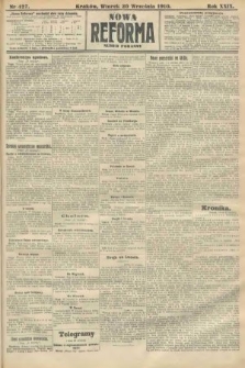 Nowa Reforma (numer poranny). 1910, nr 427