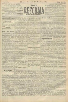 Nowa Reforma (numer popołudniowy). 1910, nr 444