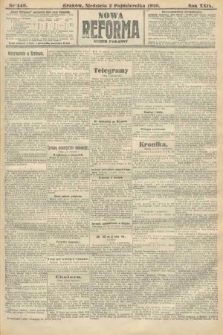 Nowa Reforma (numer poranny). 1910, nr 449