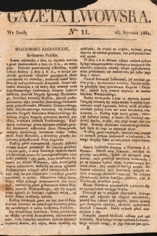 Gazeta Lwowska. 1831, nr 11
