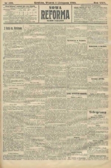 Nowa Reforma (numer poranny). 1910, nr 499