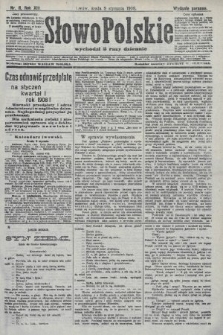 Słowo Polskie (wydanie poranne). 1908, nr 11