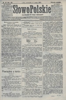 Słowo Polskie (wydanie poranne). 1908, nr 97