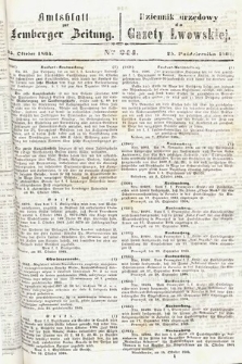 Amtsblatt zur Lemberger Zeitung = Dziennik Urzędowy do Gazety Lwowskiej. 1864, nr 244