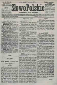 Słowo Polskie (wydanie poranne). 1908, nr 182