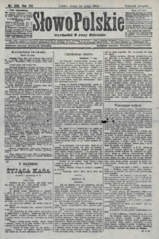 Słowo Polskie (wydanie poranne). 1908, nr 235