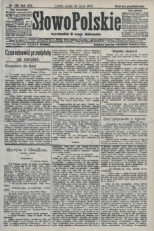 Słowo Polskie (wydanie popołudniowe). 1908, nr 351