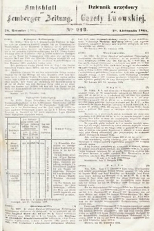 Amtsblatt zur Lemberger Zeitung = Dziennik Urzędowy do Gazety Lwowskiej. 1864, nr 272