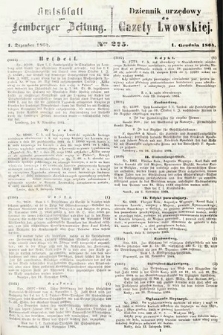 Amtsblatt zur Lemberger Zeitung = Dziennik Urzędowy do Gazety Lwowskiej. 1864, nr 275