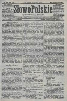 Słowo Polskie (wydanie popołudniowe). 1908, nr 390