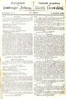 Amtsblatt zur Lemberger Zeitung = Dziennik Urzędowy do Gazety Lwowskiej. 1864, nr 277