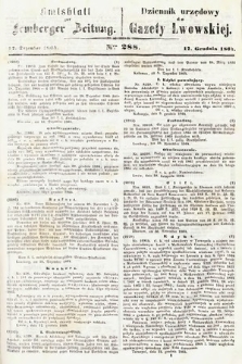 Amtsblatt zur Lemberger Zeitung = Dziennik Urzędowy do Gazety Lwowskiej. 1864, nr 288