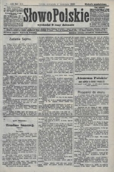 Słowo Polskie (wydanie popołudniowe). 1908, nr 435