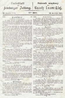 Amtsblatt zur Lemberger Zeitung = Dziennik Urzędowy do Gazety Lwowskiej. 1864, nr 298